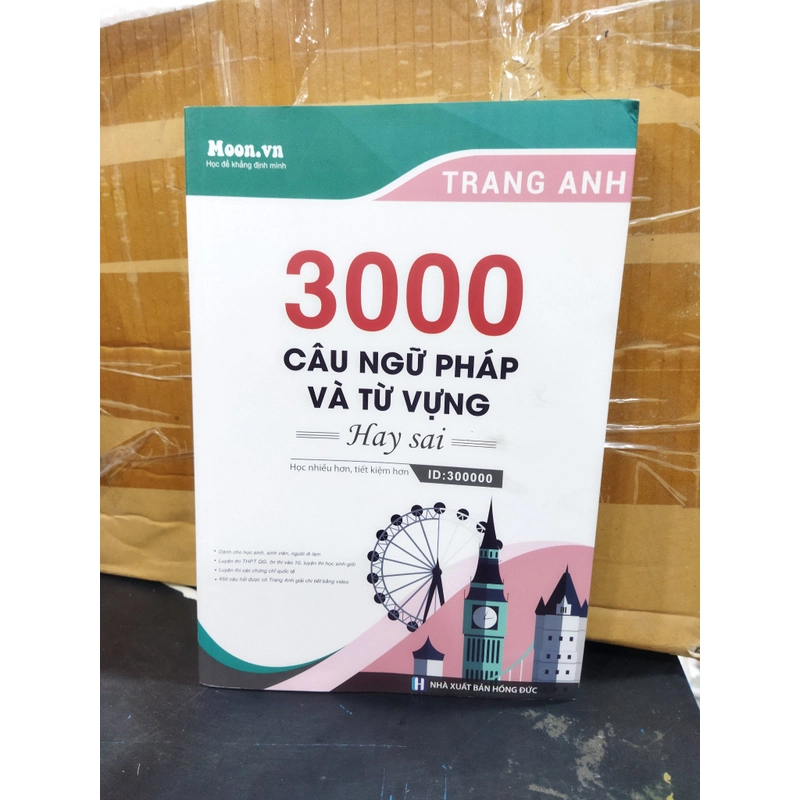 Tổng ôn từ vựng, sách ôn thi thpt quốc gia 2025-3000 câu ngữ pháp và từ vựng hay sai 380788