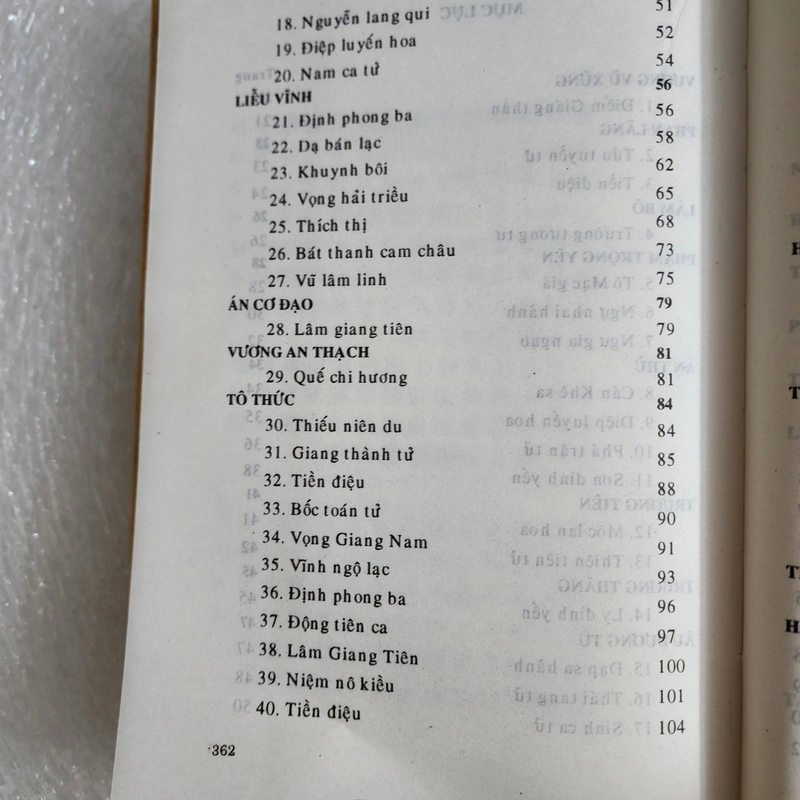 Tống từ | Nguyễn xuân tảo dịch | 1999 524771