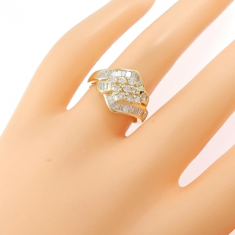 Nhẫn kim cương K18YG 1.00CT - Hàng hiệu Authentic 848260