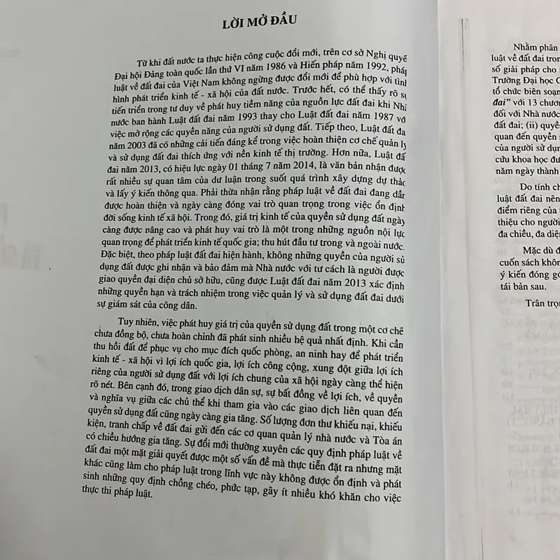 [luật đất đai] Chuyên khảo pháp luật về quản lý và sử dụng đất đai - Phan Trung Hiền 559435