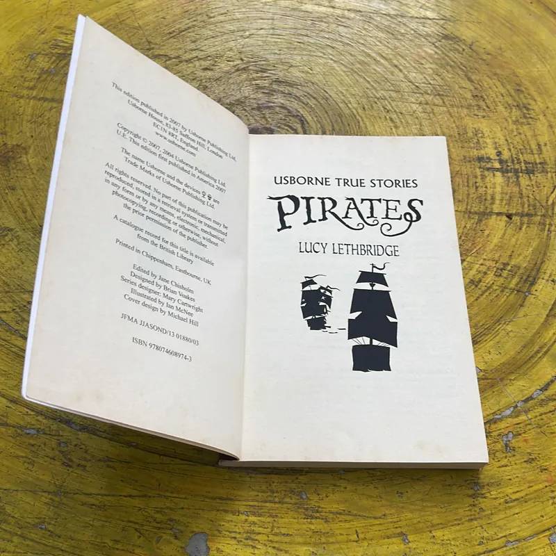 USBORNE TRUE STORIES PIRATES LUCY LETHBRIDGE 573295
