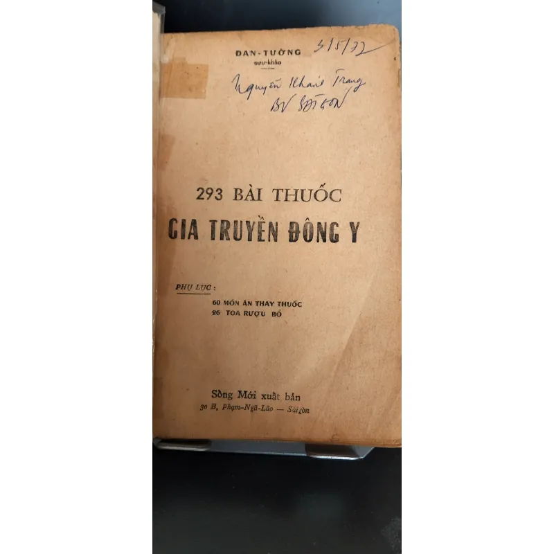 293 Bài Thuốc Gia Truyền Đông Y_ Sách xưa _ Bài thuốc Minh Mạng Thang 757784