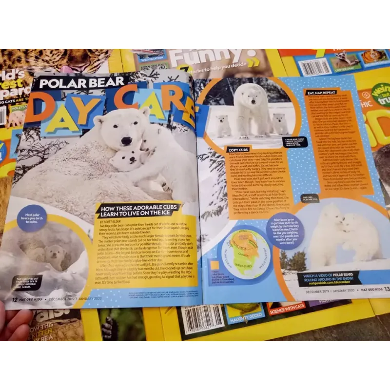 Combo 18 cuốn tạp chí khoa học tiếng Anh Nat Geo cho bé 732926