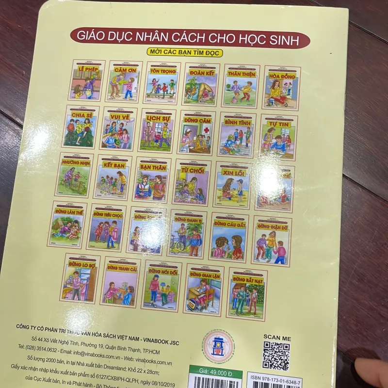 Giáo dục nhân cách cho học sinh : ĐỪNG LO SỢ - in cán bóng - trọn bộ có 29 quyển 1026641