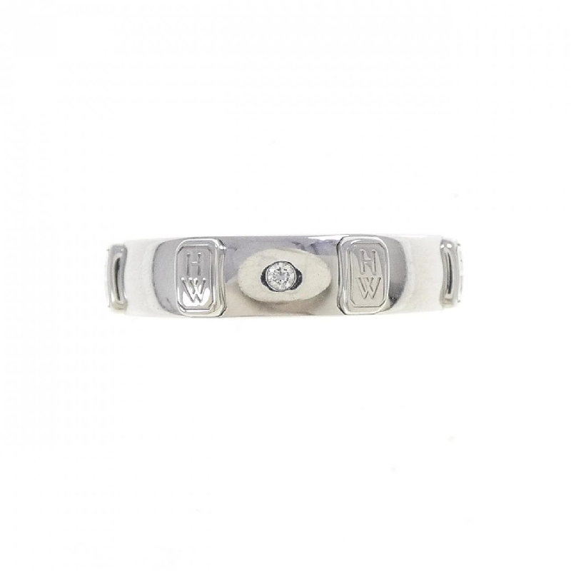 Nhẫn logo HW Harry Winston - Hàng hiệu Authentic 834022