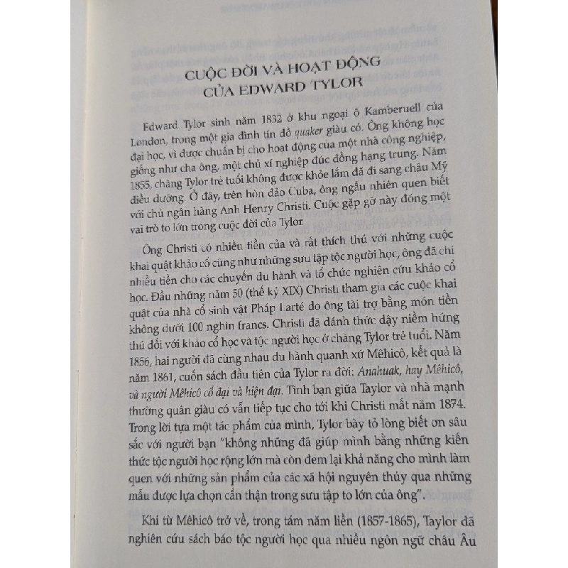 VĂN HOÁ NGUYÊN THUỶ - E.B.TYLOR ( NGƯỜI DỊCH HUYỀN GIANG ) 310460