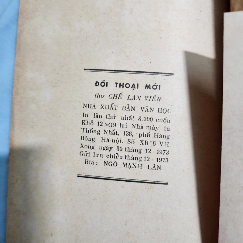 Đối thoại mới | Chế Lan Viên | 1973  478434