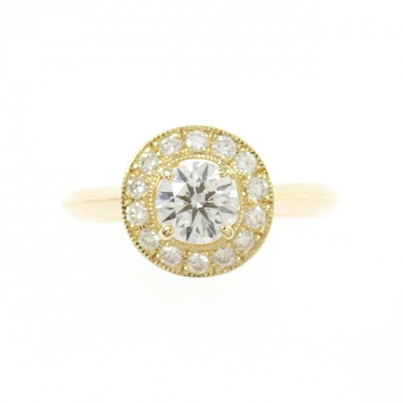 Nhẫn kim cương K18YG 0.413CT E VS1 VG - Hàng hiệu Chính hãng 873738