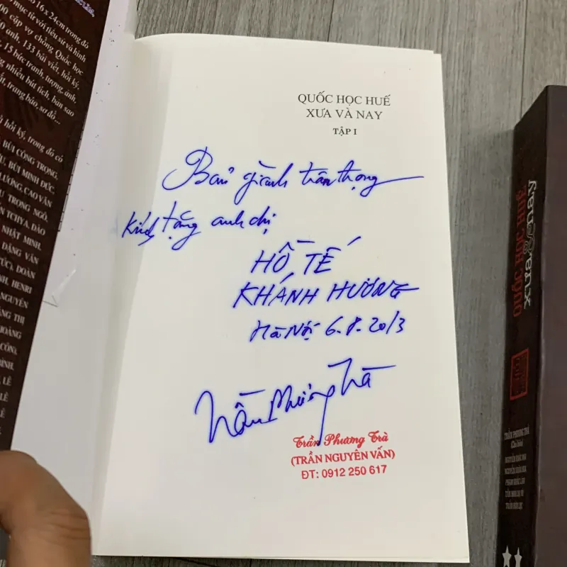 Quốc học huế xưa và nay. Full bộ 2 cuốn. 6b1 755766
