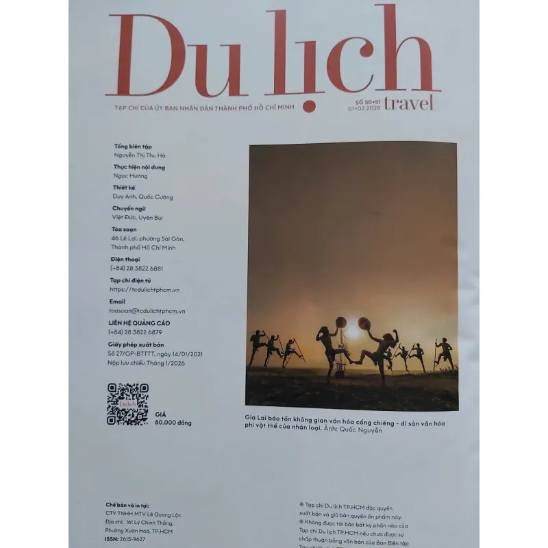 Tạp chí Du lịch Thành phố Xuân 2026, số 50+51, tháng 01+02/2026 989801