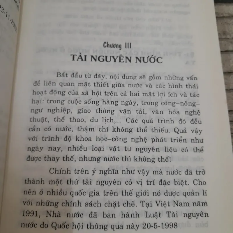NƯỚC và Đời sống. Tiến sỹ Nguyễn Đức Thạch -ĐHTH Hà Nội 713277