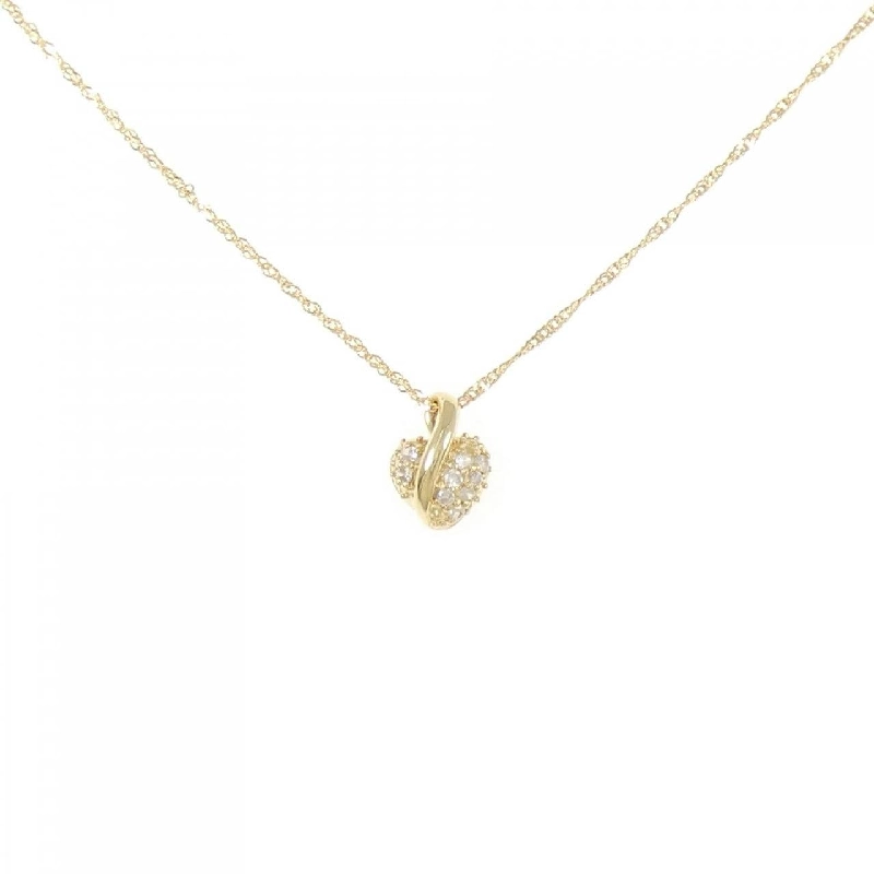 Dây chuyền kim cương K18YG 0.06CT - Hàng hiệu Chính hãng 857524