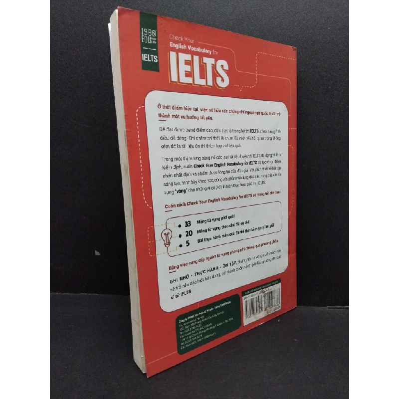 Check your english Vocabulary for Ielts mới 90% bẩn nhẹ 2019 HCM2606 Rawdon Wyatt HỌC NGOẠI NGỮ 193236