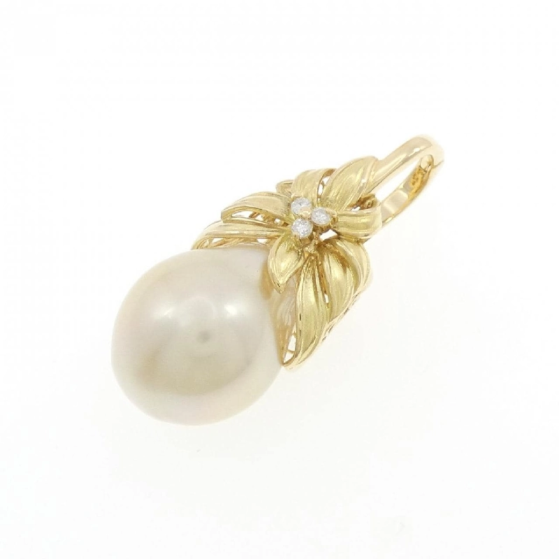 K18YG Ngọc trai trắng - Hàng hiệu Authentic 869621