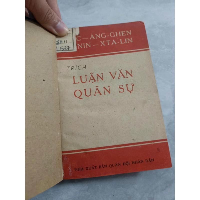 Trích luận văn quân sự của Các Mác - Ăngghen - Lenin - Stalin 544831