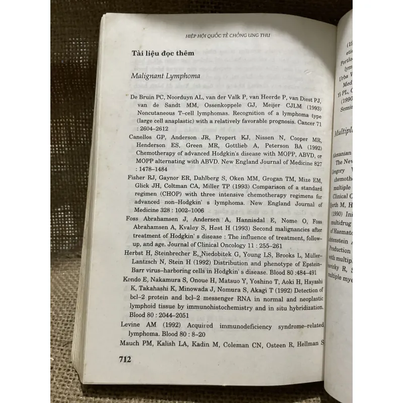 Cẩm nang ung bướu học lâm sàng - Tập 2- sách dịch  798997