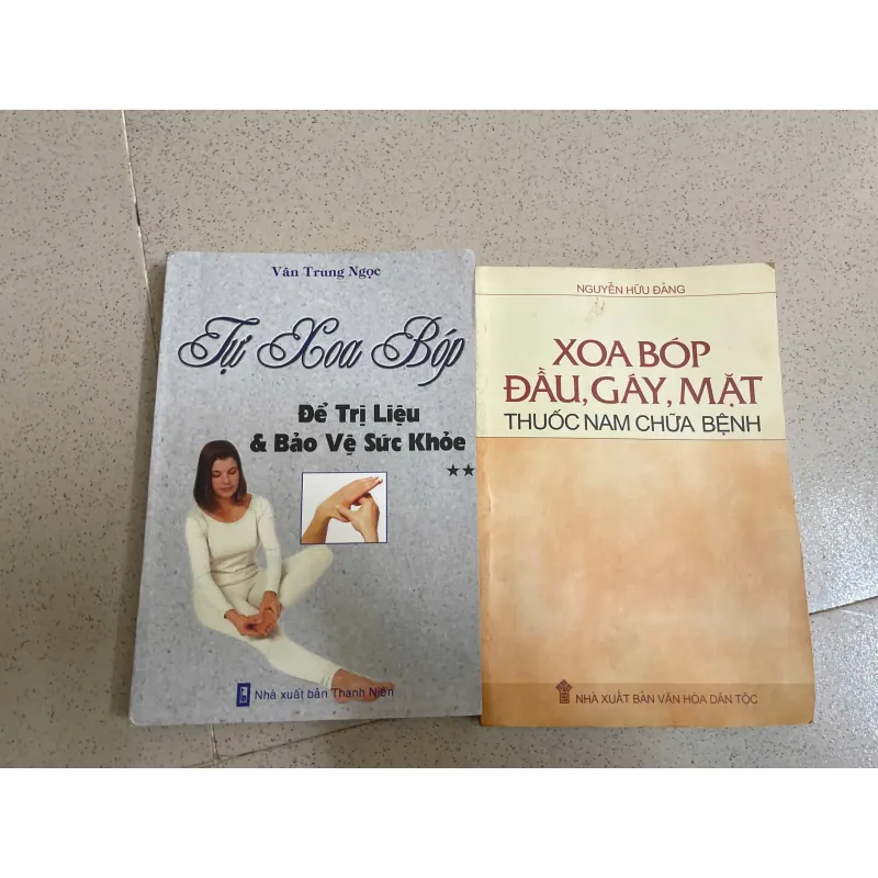 Combo 2 sách: Xoa bóp đầu – gáy – mặt & Tự xoa bóp trị liệu sức khỏe  1000963
