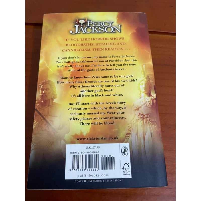 Percy Jackson and the greek gods Rick Riordan 539765