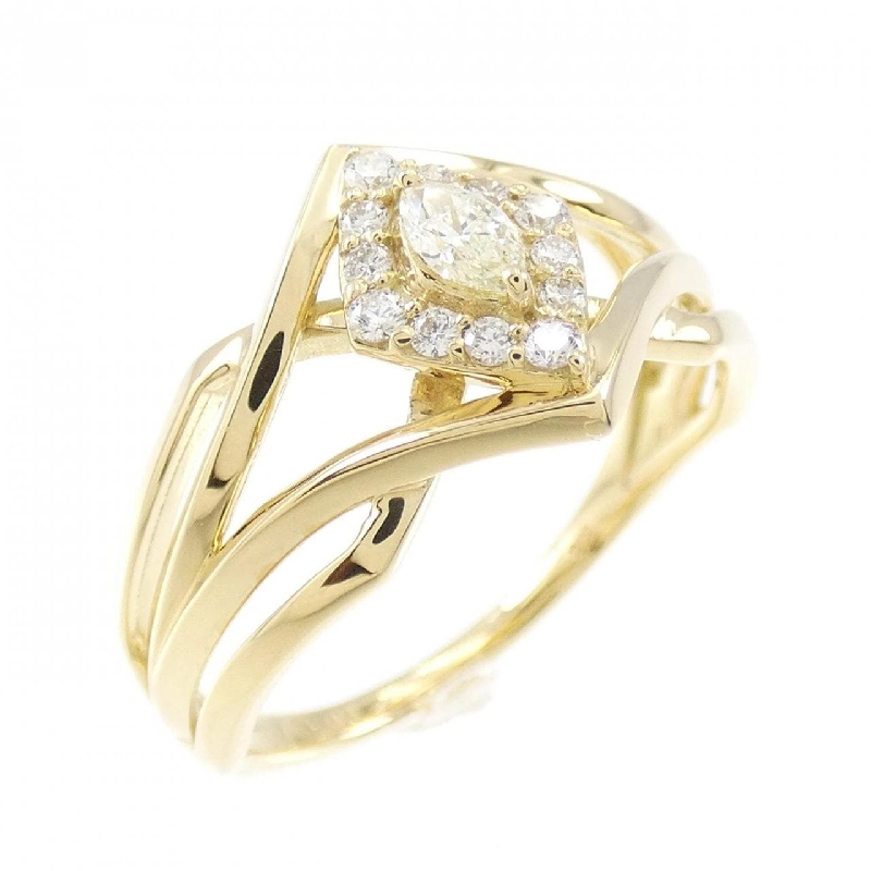 Nhẫn kim cương K18YG 0.18CT - Hàng hiệu chính hãng 855462