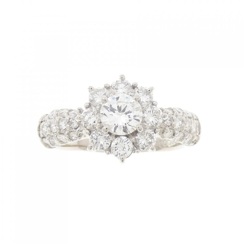 Nhẫn kim cương hoa PT900 0.396CT - Hàng hiệu Authentic 850451