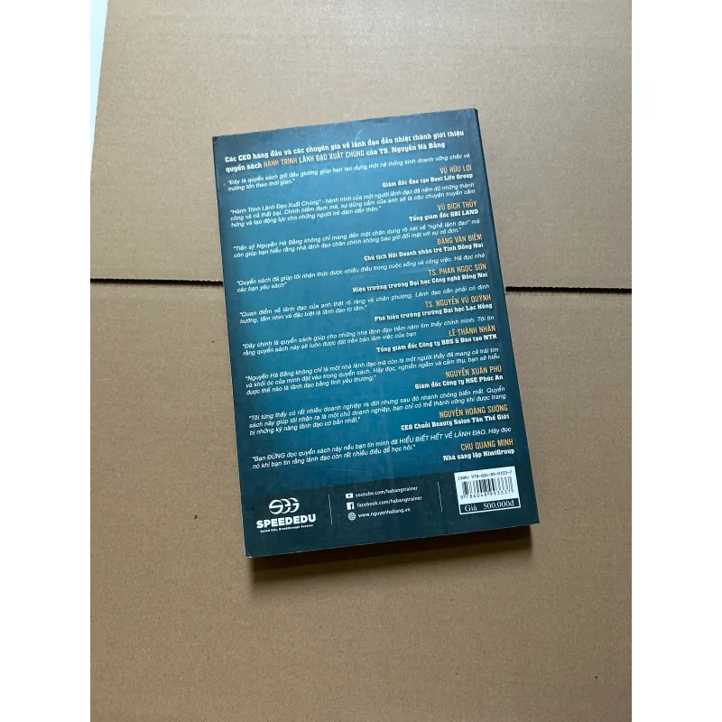 Hành trình lãnh đạo xuất chúng - Tiết lộ sự thật về nghề lãnh đạo - TS. Nguyễn Hà Bằng 750112