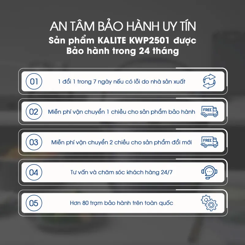 Chảo inox 304 lòng sâu Kalite KWP2501 chống dính chống xước 795666