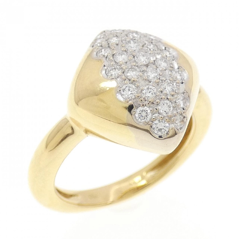 Nhẫn kim cương 750YG/750WG 666995