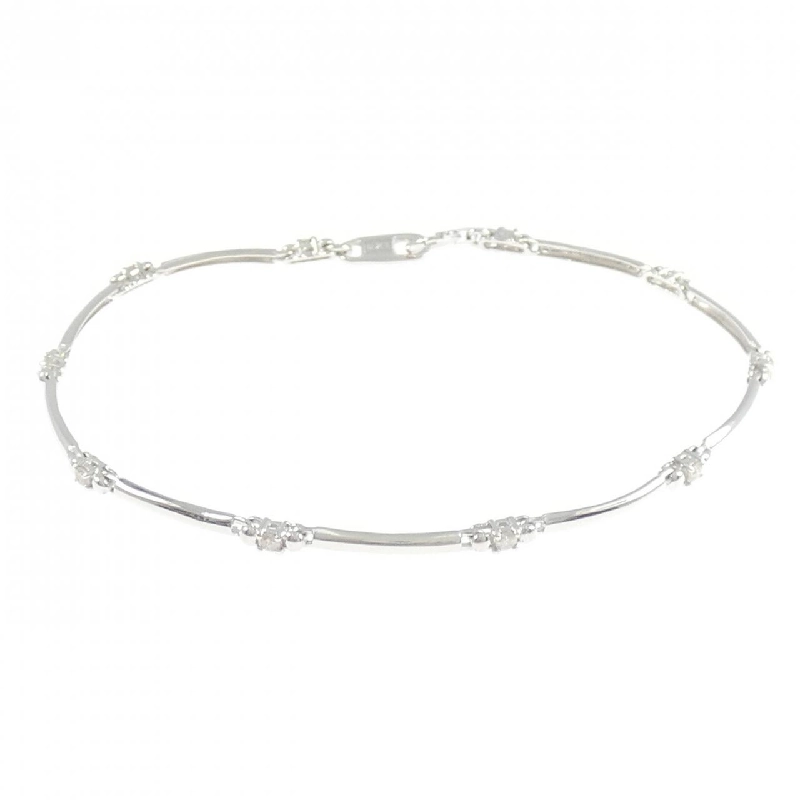 K18WG Vòng tay kim cương 0.21CT - Hàng hiệu Chính hãng 872869