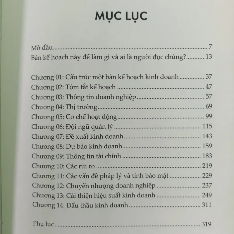 LẬP KẾ HOẠCH KINH DOANH HIỆU QUẢ  971206