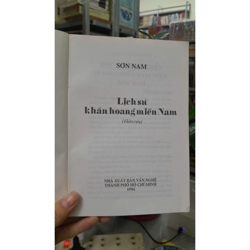 LỊCH SỬ KHẨN HOANG MIỀN NAM - SƠN NAM 475943