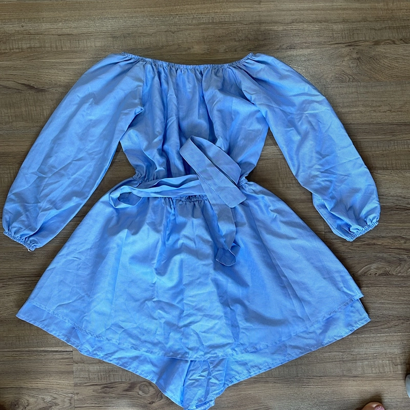 Jumsuit nữ . trẻ trung hiện đại. Sz S, xanh dương 506073