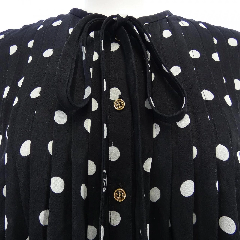 Áo blouse chấm bi sheer mousseline LOUIS VUITTON FMTO71NR1 628652