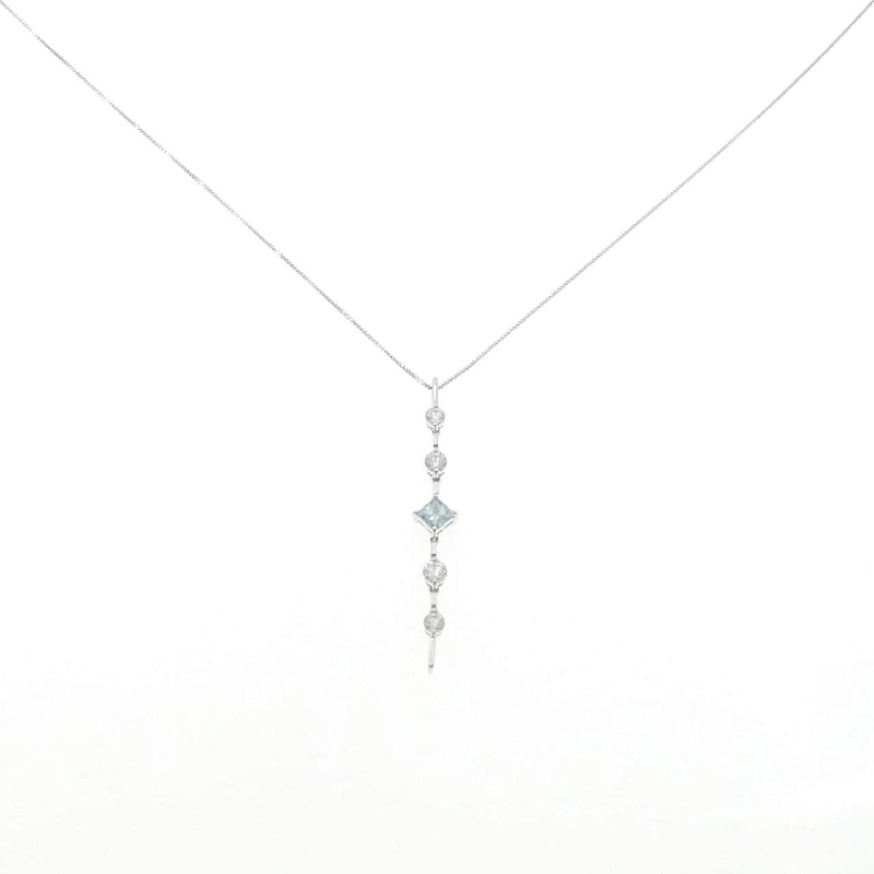 K18WG 2WAY Dây chuyền kim cương 0.356CT - Hàng hiệu Chính hãng 860145