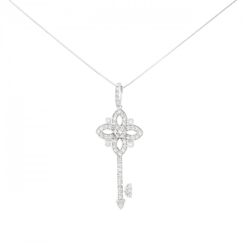 K18WG Dây chuyền kim cương 0.50CT - Hàng hiệu Chính hãng 864001