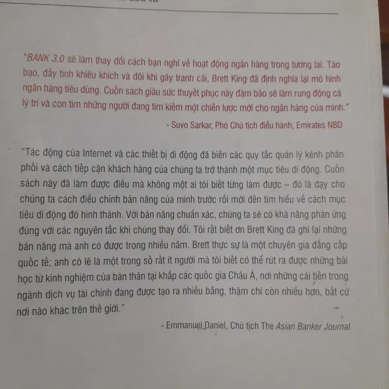 Brett King - BANK 3.0, Tương lai của ngân hàng trong kỷ nguyên số 726944