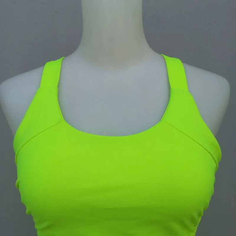 Áo bra tập Gym, tập thể thao màu xanh dạ quang 932382