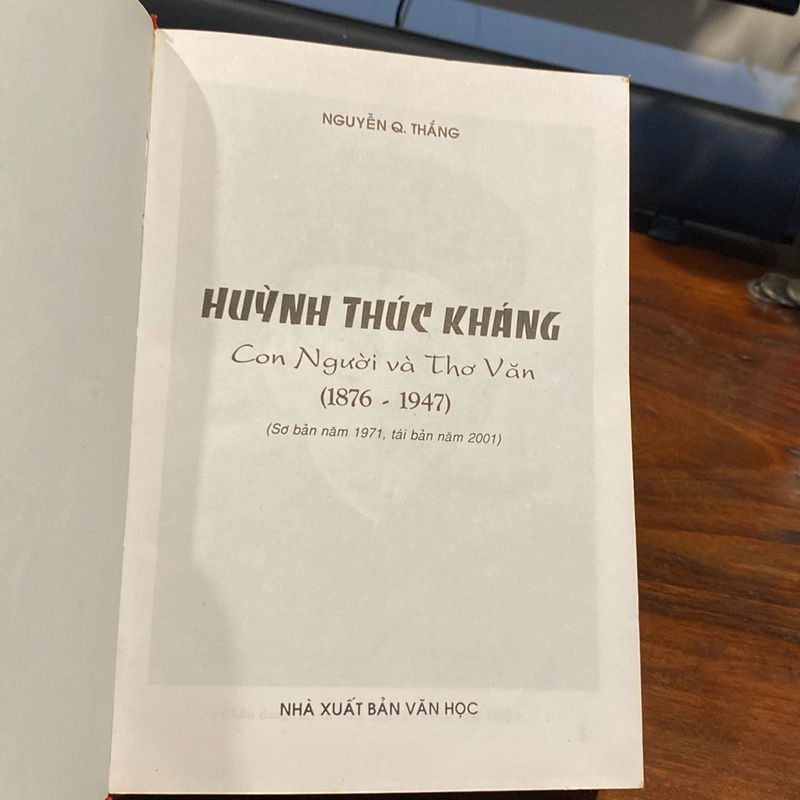 HUỲNH THÚC KHÁNG, CON NGƯỜI &THƠ VĂN (1876-1947) 503729