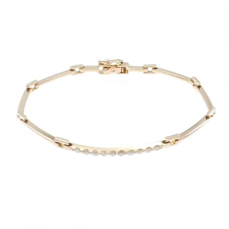 K18PG Vòng tay kim cương 0.30CT - Hàng hiệu Chính hãng 874236