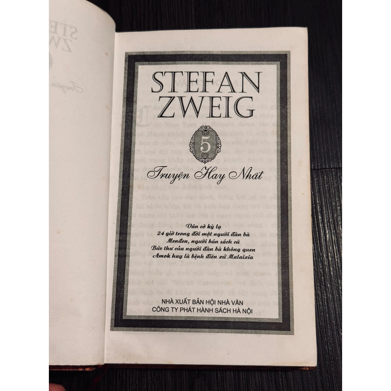 5 truyện hay nhất Stefan Zweig 524745