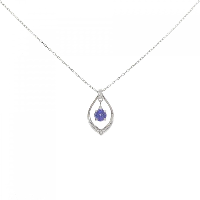 Dây chuyền Tanzanite PT900/PT850 0.68CT - Hàng hiệu Authentic 862533