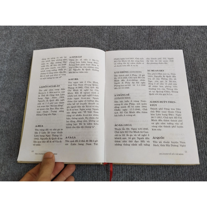 ĐỊA DANH VỀ HỒ CHÍ MINH 549072