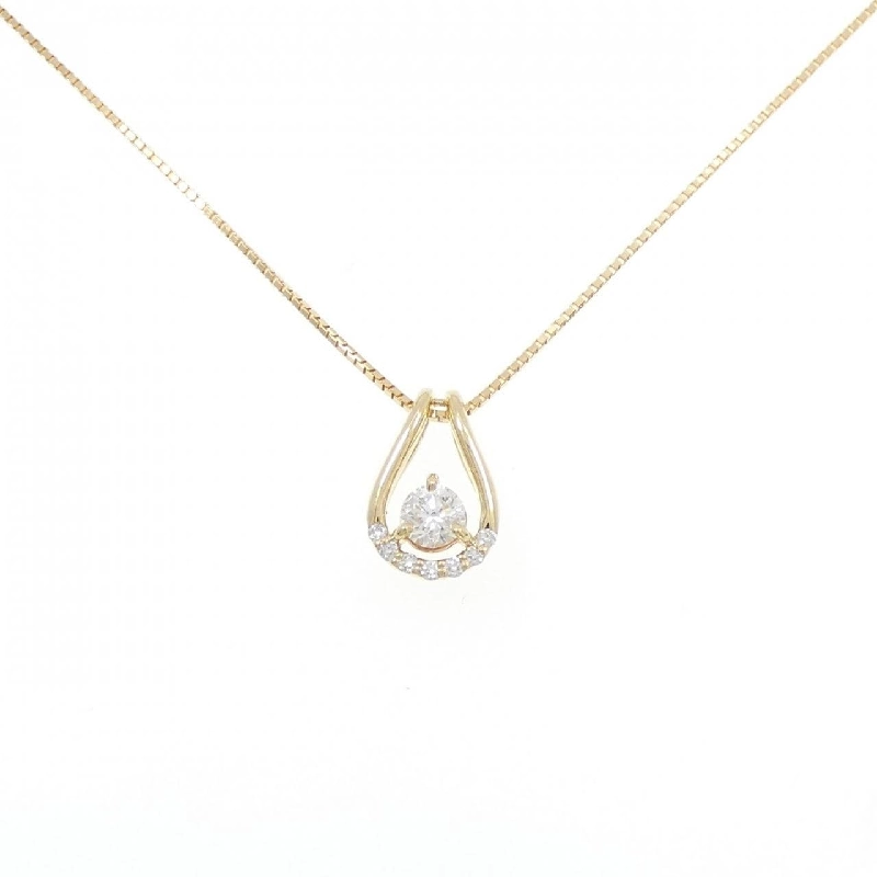 K18YG Dây chuyền kim cương 0.202CT - Hàng hiệu Chính hãng 863943