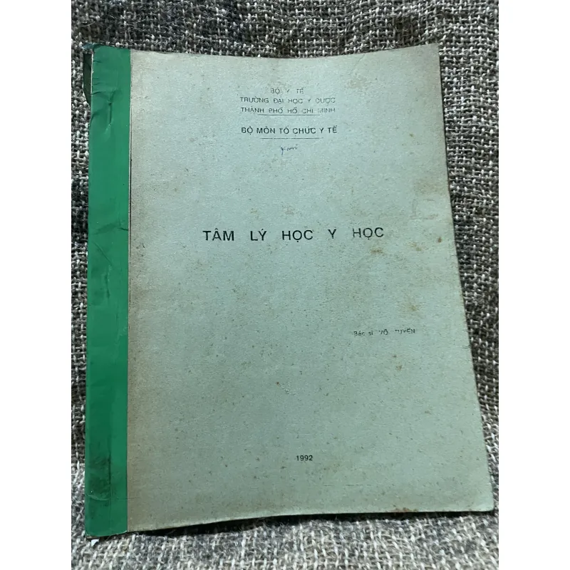 Tâm lý học y học - Bộ Môn Tổ Chức Y Tế  1009185