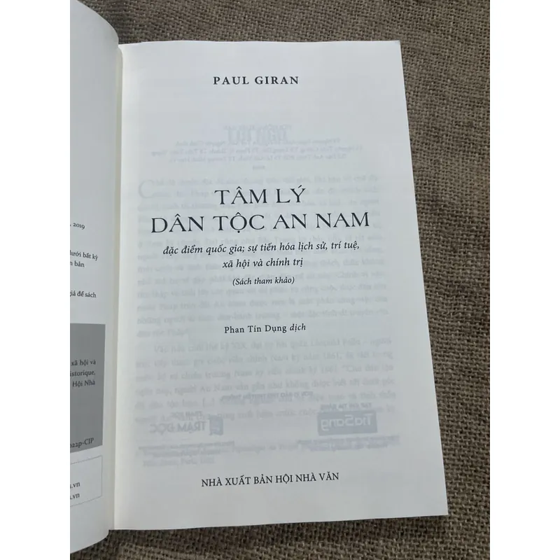 Tâm lý dân tộc An Nam - Paul Giran 714646