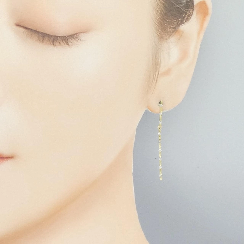 K18YG Bông tai kim cương 0.30CT - Hàng hiệu Chính hãng 862958