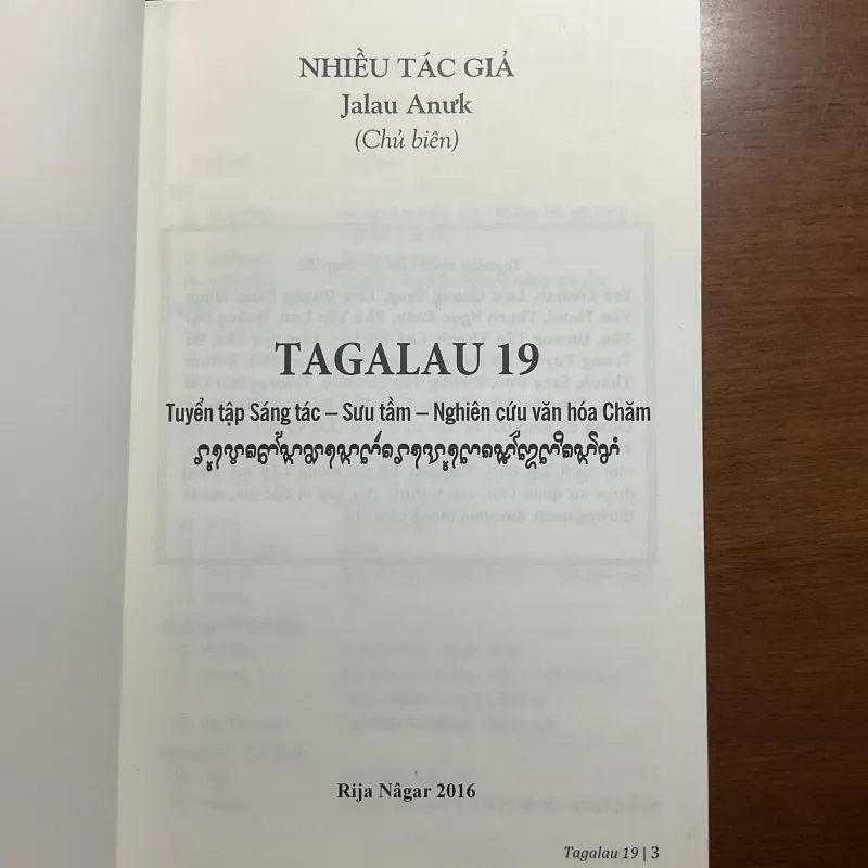 [VĂN HOÁ CHĂM] Tagalau 19 - Nhiều tác giả 1039354