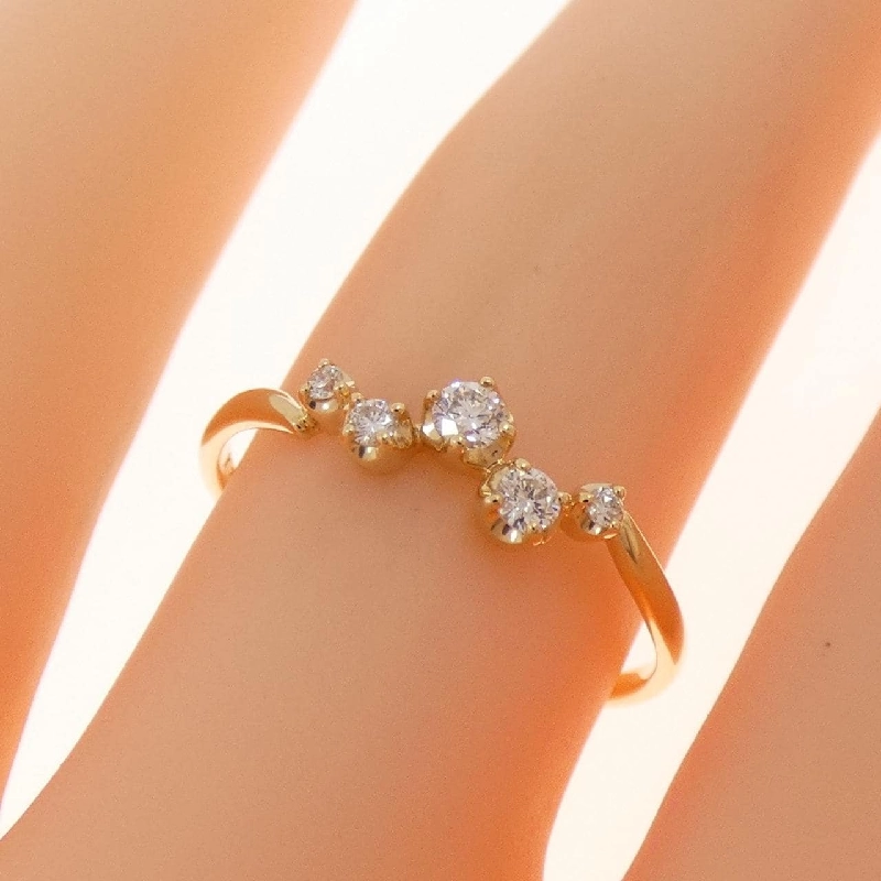 Nhẫn kim cương K18YG - Hàng hiệu Authentic 855286