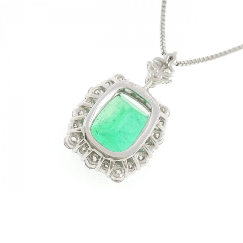 Dây chuyền ngọc lục bảo PT900/PT850 6.04CT xuất xứ Colombia - Hàng hiệu Authentic 858419