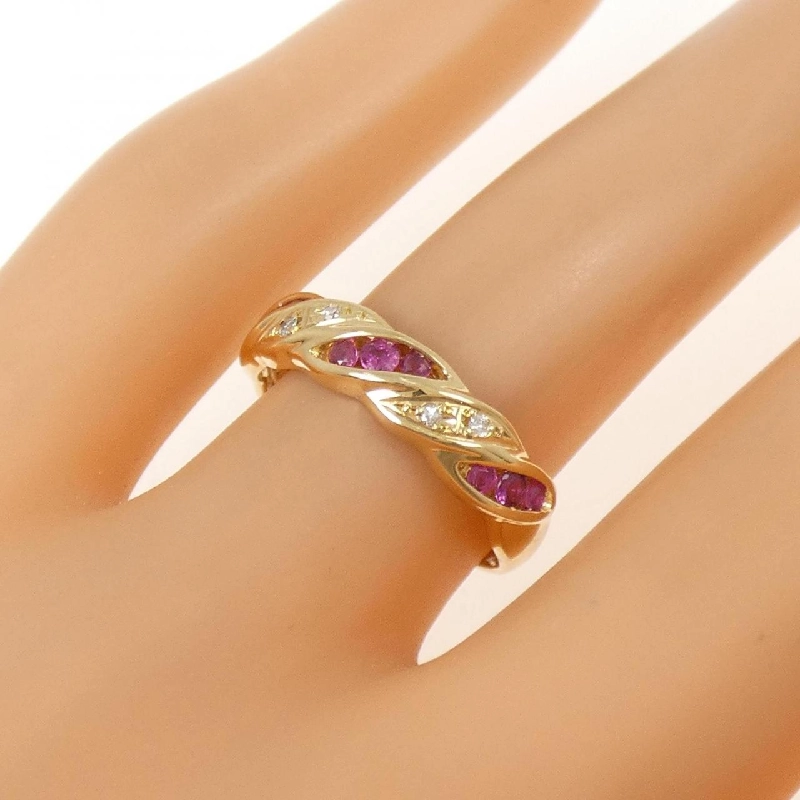 Nhẫn Ruby K18YG - Hàng hiệu Chính hãng 853984