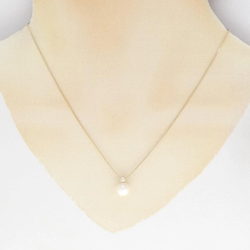 K18YG Ngọc trai Akoya Dây chuyền 8mm - Hàng hiệu Chính hãng 856692